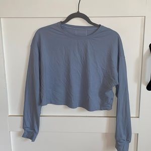 Lululemon light blue muscle love shirt size 8